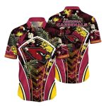Tropical Night Arizona Cardinals Hawaiian Shirt