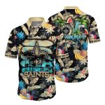Tropical Summer Vibes NFL Saints Hawaiian Shirt