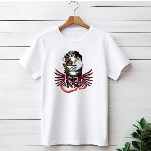 Trystan Colon Arizona Cardinals Herencia Latina Artful Portrait with Floral and Wing Elements T-Shirt