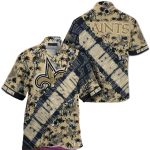 Twilight Tropics New Orleans Saints Hawaiian Shirt