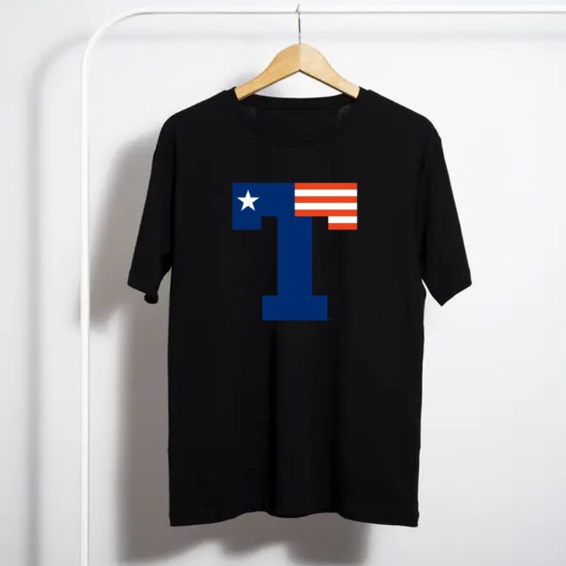 Tyler Patriots T Logo With Star And Stripes T Shirt T Shirt 1