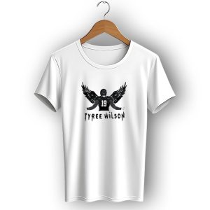 Tyree Wilson 19 Las Vegas Raiders Winged Football Player T-Shirt