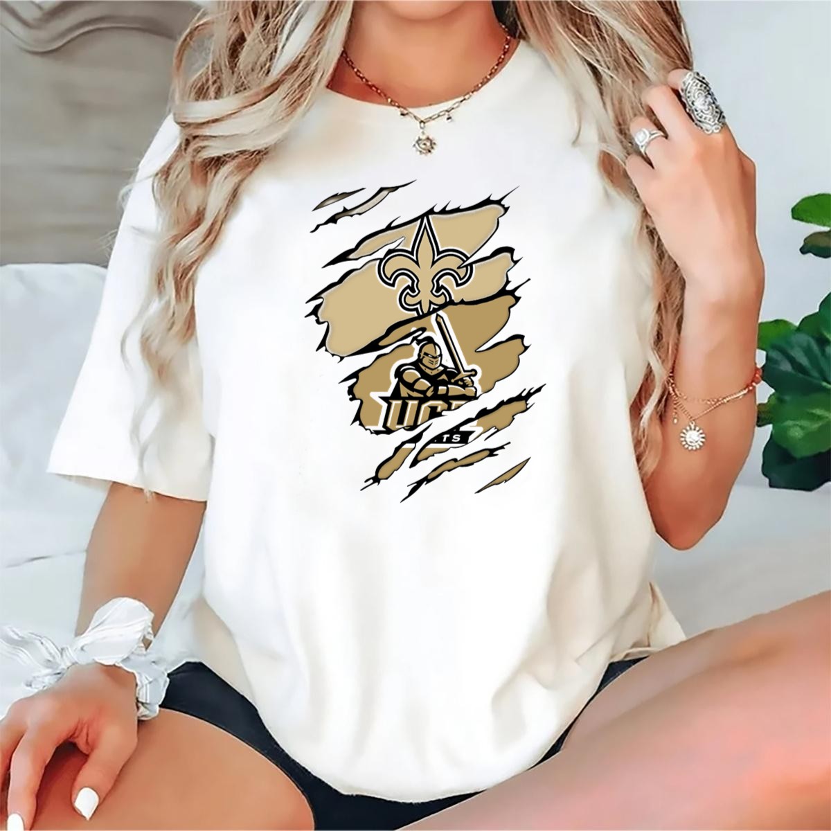 Ucf-Knights-New-Orleans-Saints-Gold-Fleur-De-Lis-Logo-Mashup-T-Shirt-1_t-shirt-2_3
