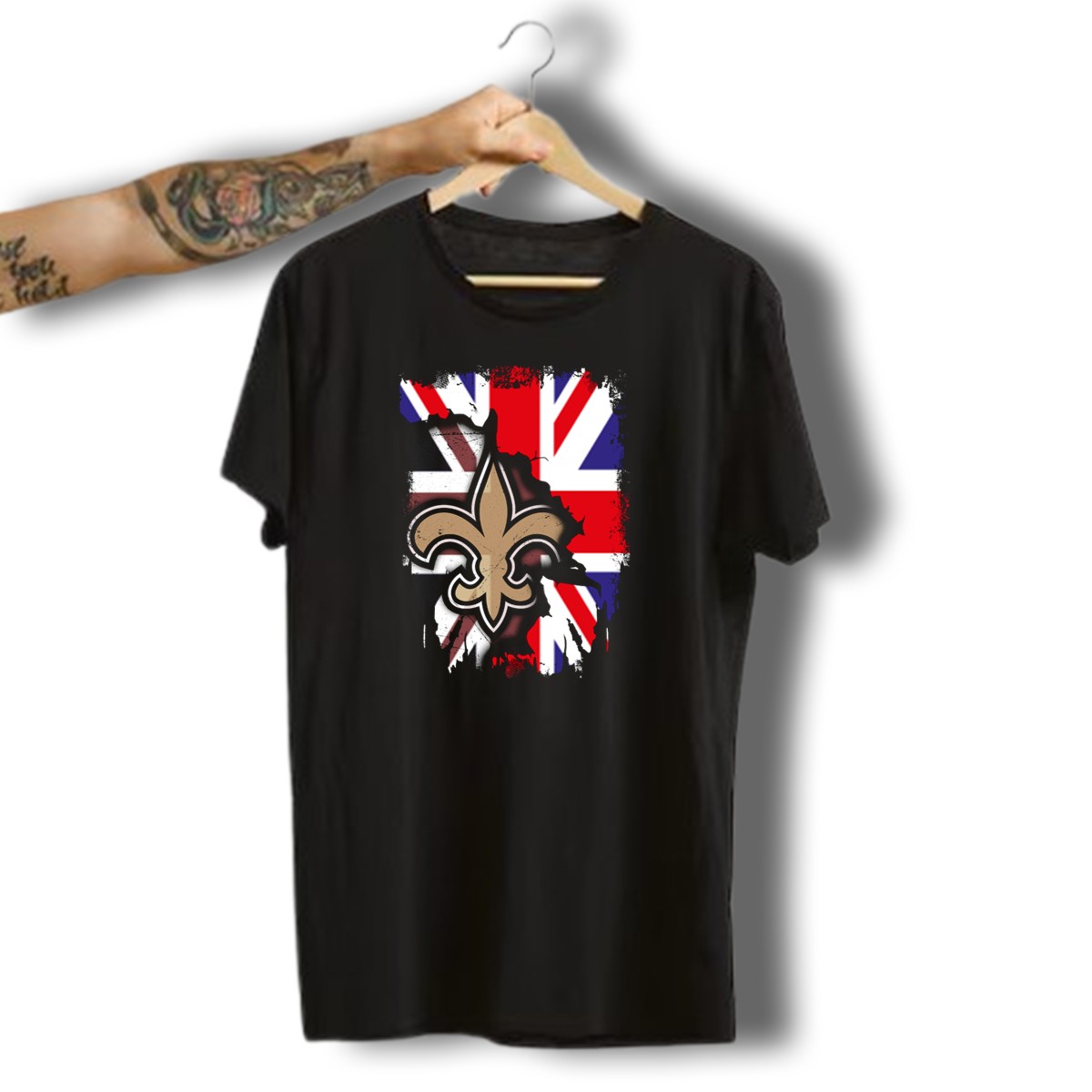 United-Kingdom-Flag-With-Saints-Fleur-De-Lis-T-Shirt-1_t-shirt-3_4