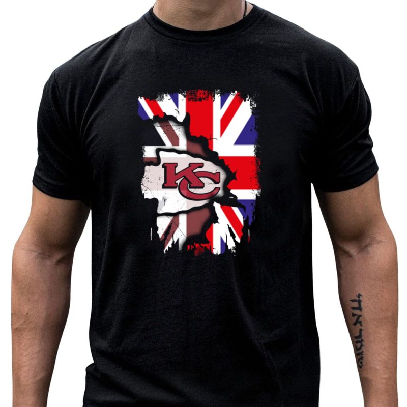 United Kingdom Kc Chiefs Union Jack Integration T Shirt T Shirt 1 1