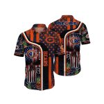 Urban Jungle Skull Halloween Chicago Bears Hawaiian Shirt