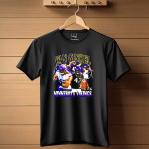 Van Ginkel Minnesota Vikings Nfl Football Player Collage T Shirt