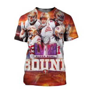 Vegas Baby Let's Come San Francisco 49ers Go To Super Bowl Lviii 2024 AOP T-Shirt