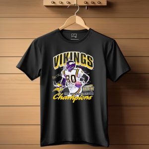 Vikings 1998 Nfc Central Division Champions Super Bowl Xxxiii Signature T Shirt