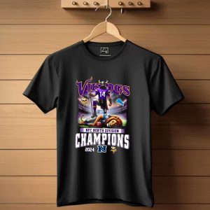 Vikings Nfc North Division Champions 2024 Lion Defeated T Shirt