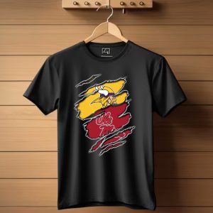 Vikings Ole Miss Torn T Shirt