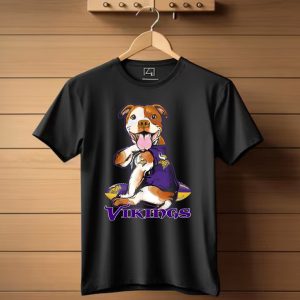 Vikings Pitbull Nfl Team Spirit T Shirt