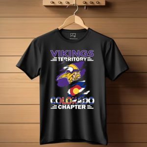 Vikings Territory Colorado Chapter Minnesota Norsemen Football Fan Club T Shirt