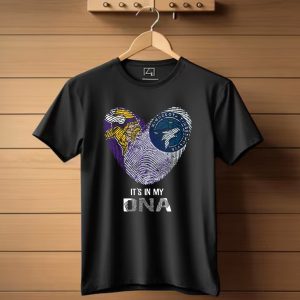 Vikings Timberwolves Its In My Dna T Shirt