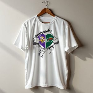 Vikings Wild Its In My Heart Nfl Minnesota Sports Passion T Shirt