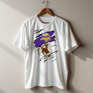 Vikings Wyoming Cowboy Ripped T Shirt