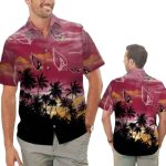 Vintage Aloha NFL Arizona Cardinals Hawaiian Shirt Sunset Aloha Gift For New Dad