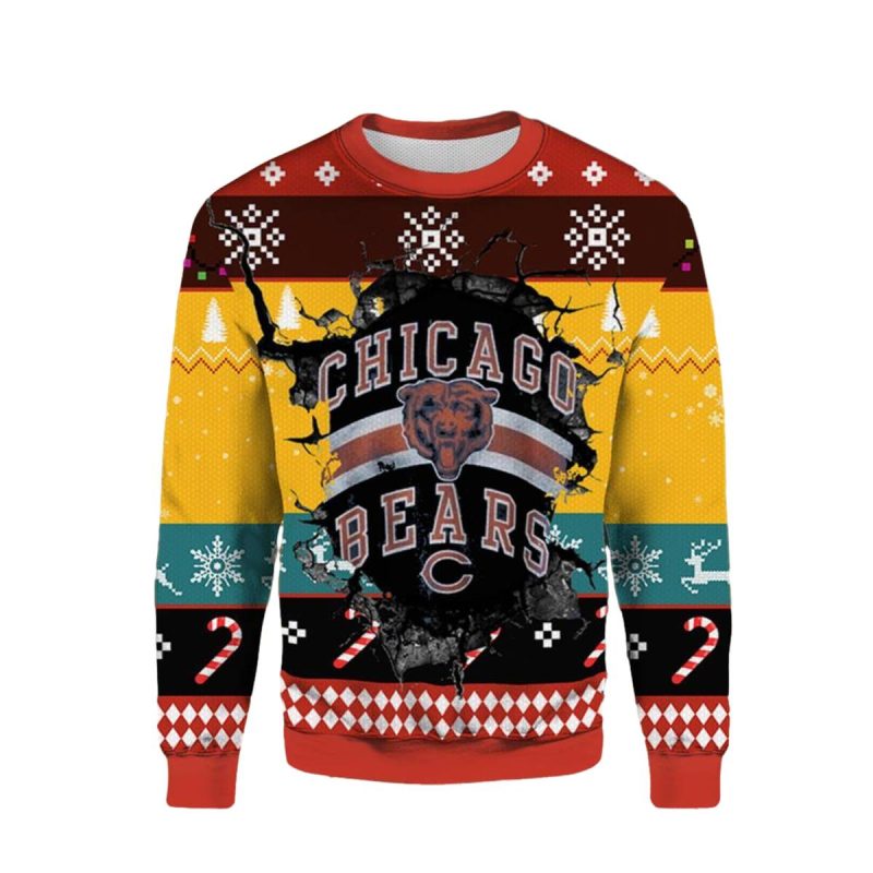 Vintage Chicago Bears C Ugly Christmas Sweater Best Christmas Gifts 2025 1