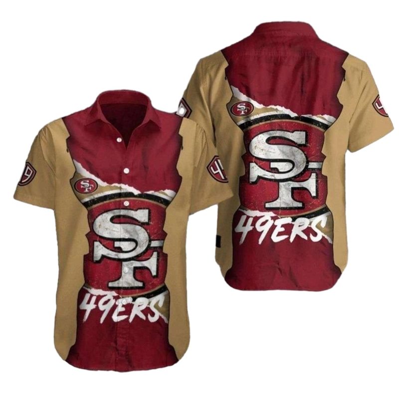 Vintage Fade 49Ers Retro Vibe Hawaiian Shirt 1