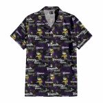 Vintage Grunge Pattern Vikings Hawaiian Shirt