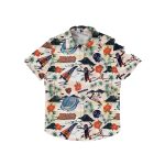 Vintage Stadium Chicago Bears Hawaiian Shirt
