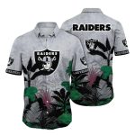 Vintage Tropical Foliage Las Vegas Raiders Hawaiian Shirt