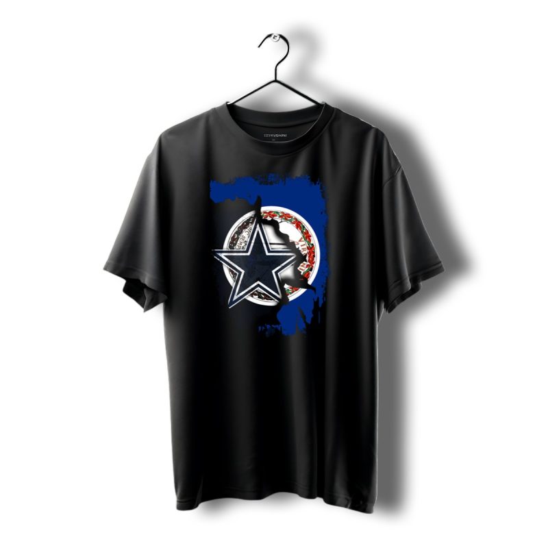Virginia State Seal With Dallas Cowboys Star Overlay T Shirt 1 T Shirt 1 1