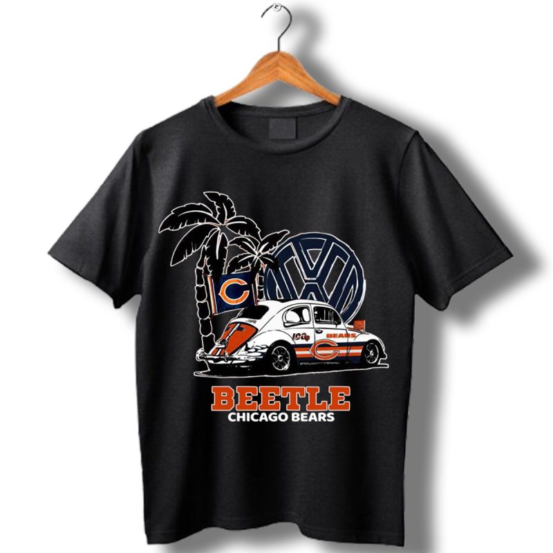 Volkswagen Beetle Chicago Bears Shirt T Shirt 1