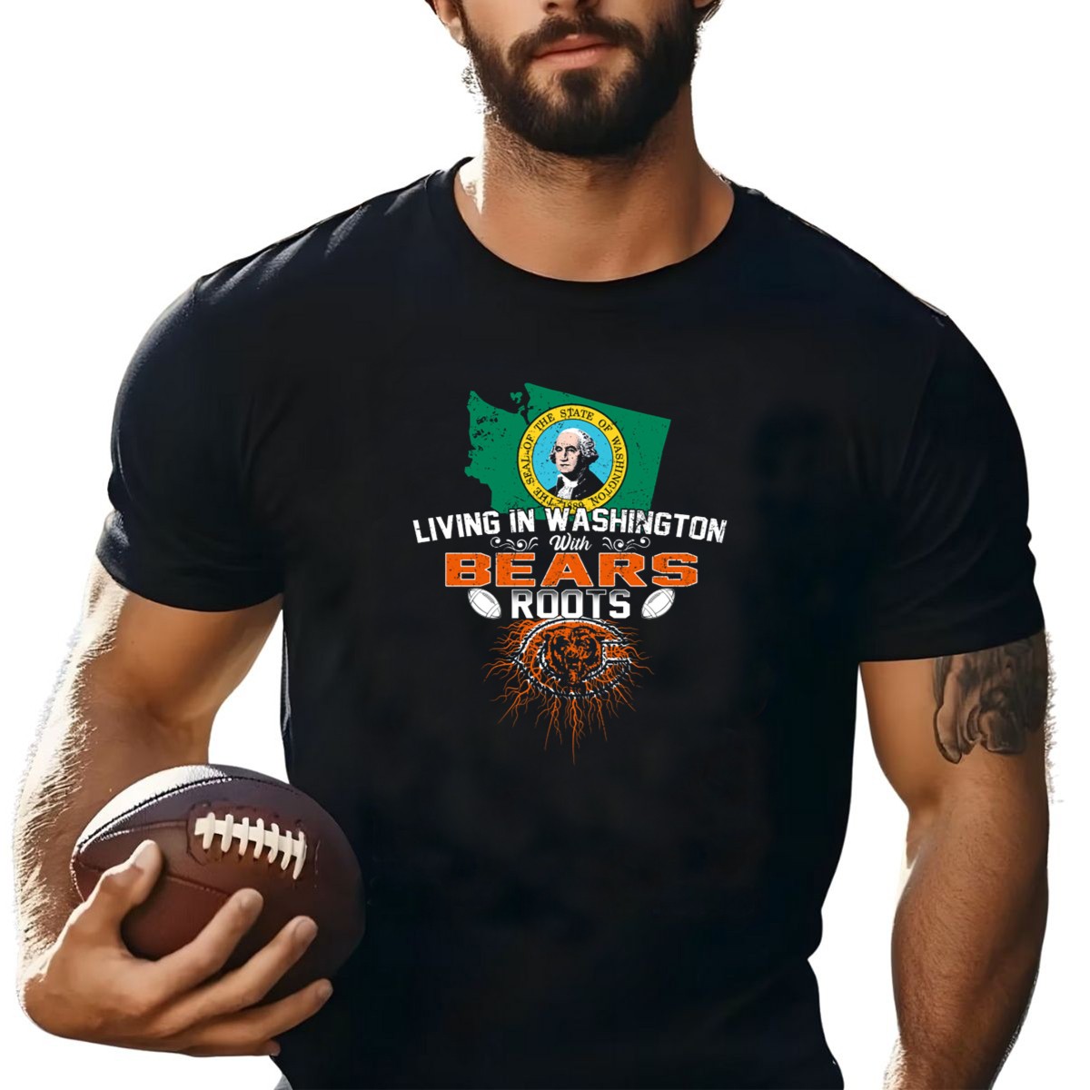 Washington-State-Pride-With-Chicago-Bears-Roots-Connection-T-Shirt-1_t-shirt-1_2