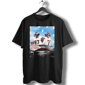 Week 12 Denver Broncos Roach And Meinerz At Las Vegas Raiders Welcome To Fabulous Las Vegas Nevada T-Shirt