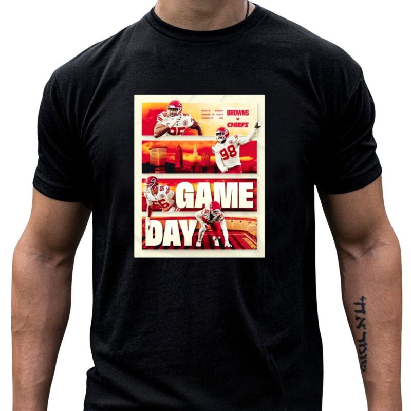 Week 15 Sunday Browns X Chiefs Gameday T Shirt T Shirt 1 1