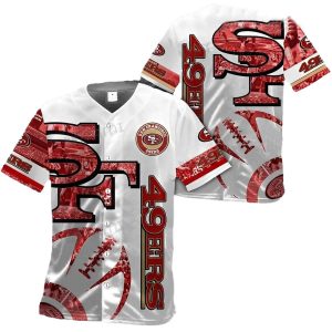 White San Francisco 49ers 2025 Baseball Jersey