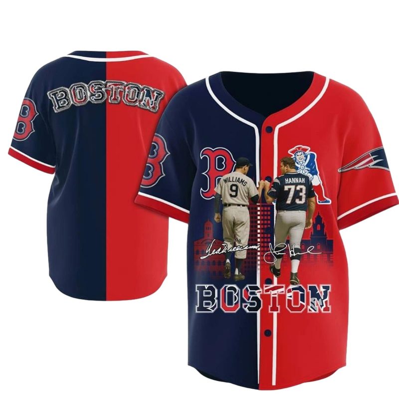 Williams Red Sox Hannah Patriots Baseball Jersey 1