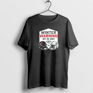 Winter Warning Houston Texans Vs Green Bay Packers Lambeau Field Oct 20 2024 Matchup T-Shirt