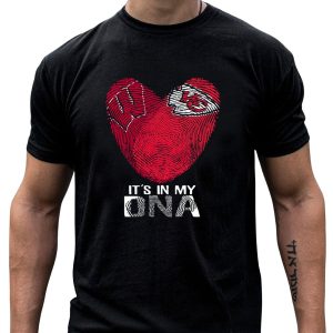 Wisconsin Badgers Chiefs Heart It's In My DNA T-Shirt
