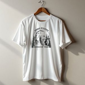 Woods Whisper Songs Of War Vikings Raven Forest T Shirt