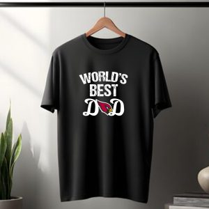Worlds Best Dad Arizona Cardinals Fan T-Shirt