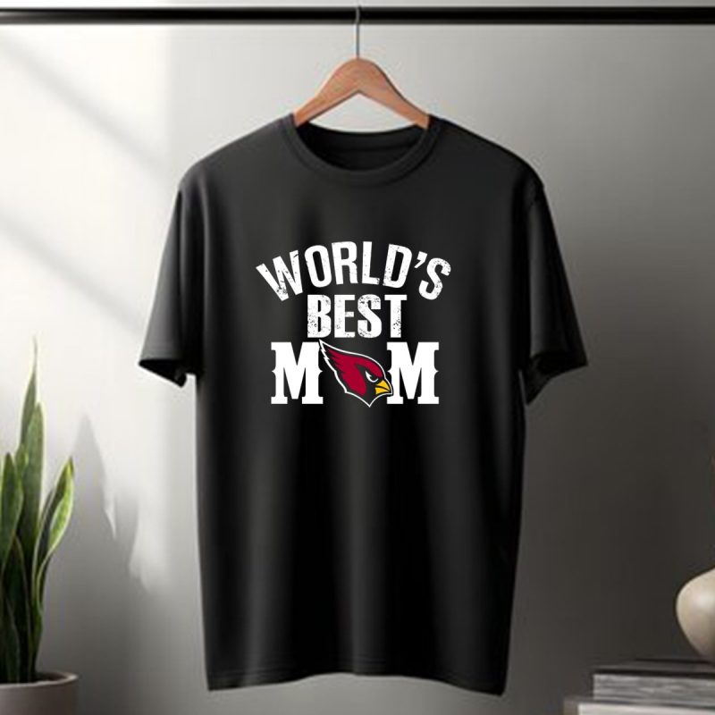 Worlds Best Mom Arizona Cardinals T Shirt 1 T Shirt 1