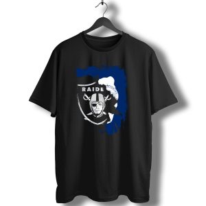 Wyoming Raiders Emblem Fusion With Bison T-Shirt