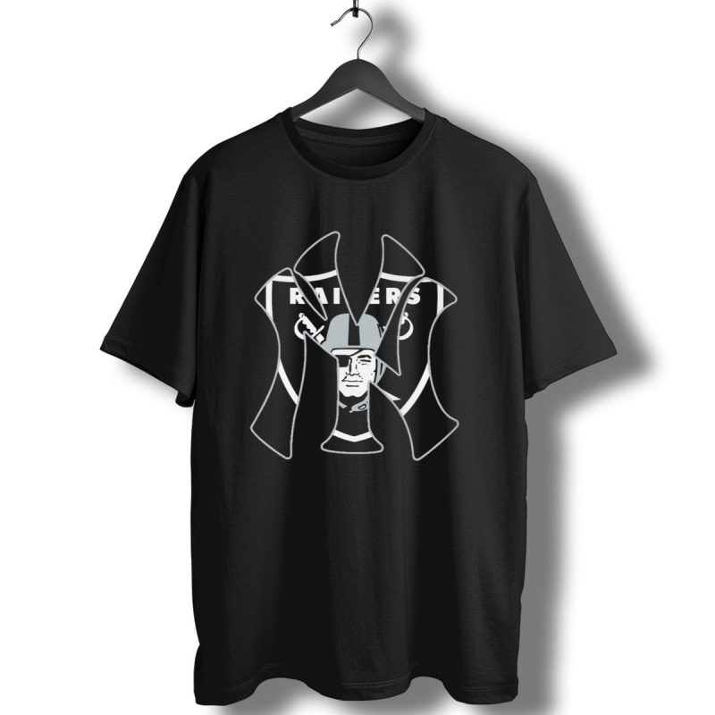 Yankees Raiders Logo Mashup T Shirt 1 T Shirt 1