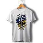 Yankees-Saints-Fleur-De-Lis-Ripped-T-Shirt-1_t-shirt-1