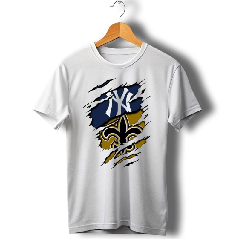 Yankees-Saints-Fleur-De-Lis-Ripped-T-Shirt-1_T-Shirt-1 Yankees Saints Fleur De Lis Ripped T Shirt 1 T Shirt 1