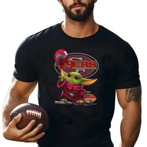 Yoda 49Ers Sf Balloon Football T-Shirt