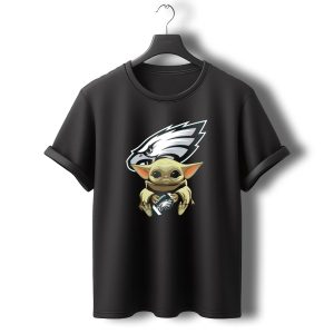 Yoda Baby Philadelphia Eagles Football Fan T-Shirt