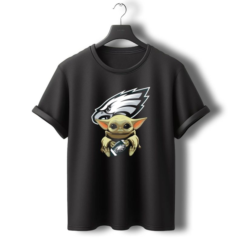 Yoda Baby Philadelphia Eagles Football Fan T Shirt T Shirt 0 1