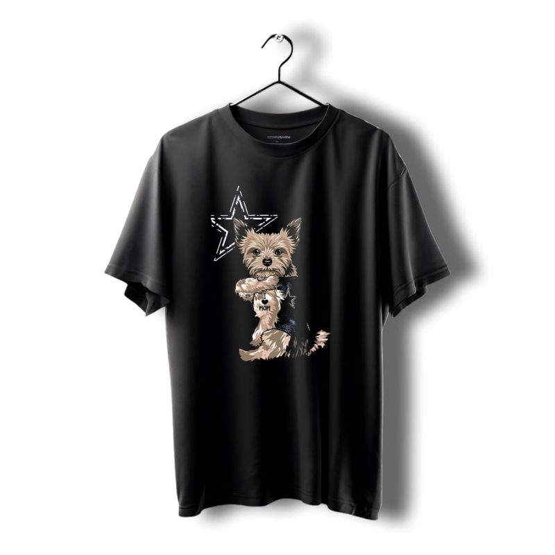 Yorkshire Terrier I Love Mom Dallas Cowboys Fan Flag T Shirt 1 T Shirt 1 1