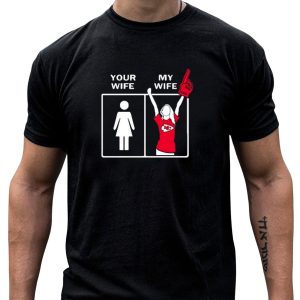 Your Wife My Wife Fan Girls Kansas City Chiefs Enthusiast T-Shirt