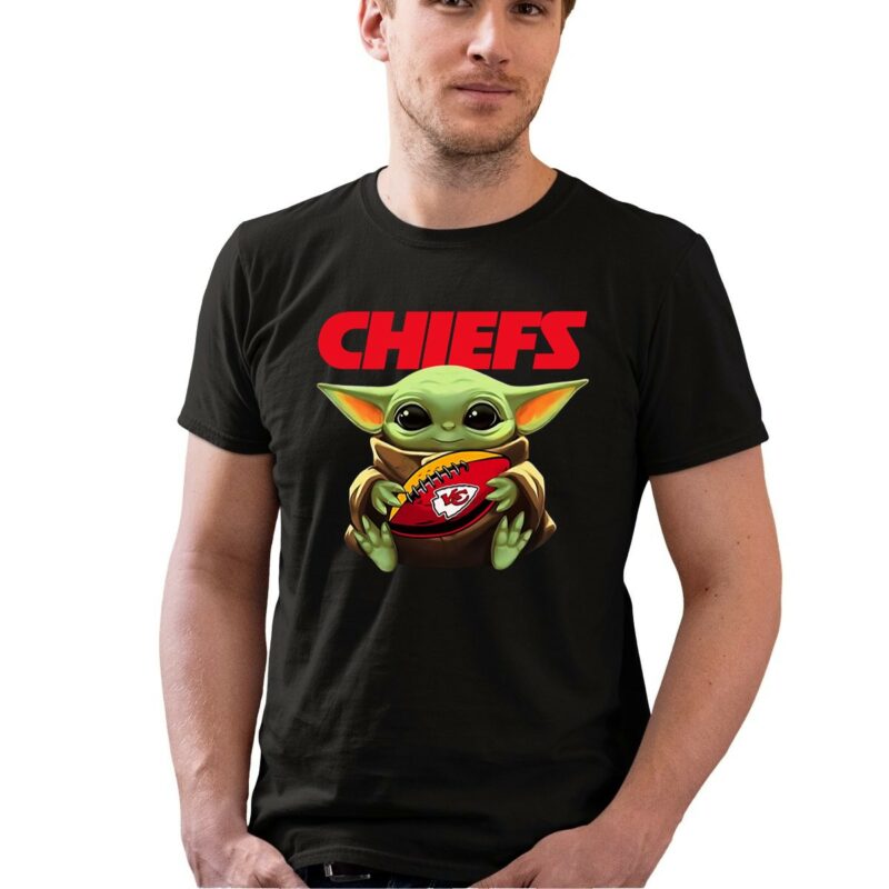 Baby Yoda Loves The Kansas City Chiefs Star Wars 0 T Shirt.jpg