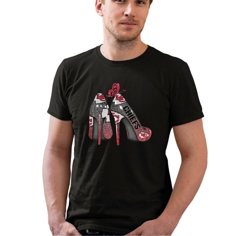 Butterfly High Heels Kansas City Chiefs 0 T Shirt.jpg