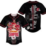 Chiefs 6X Afc Champions Legacy Baseball Jersey